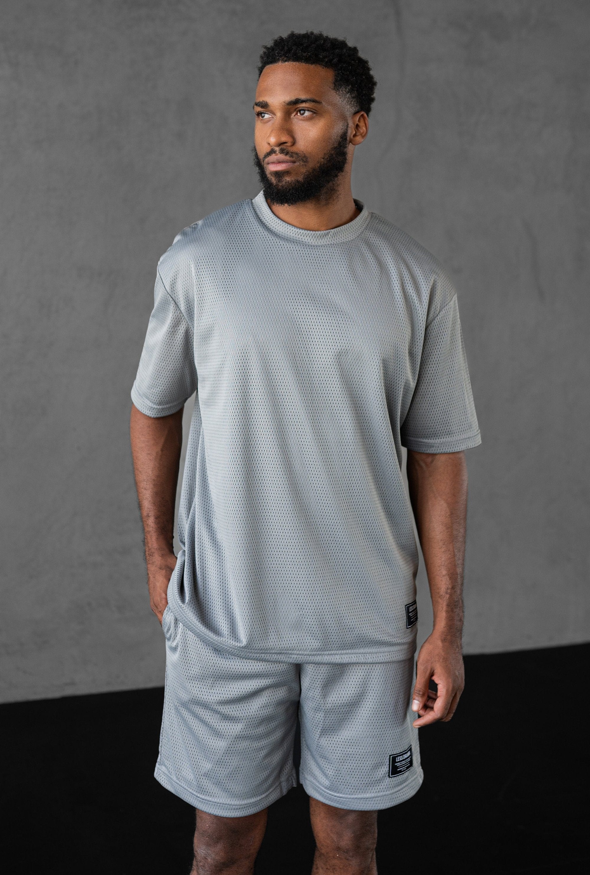 Mesh T-Shirt - Grey