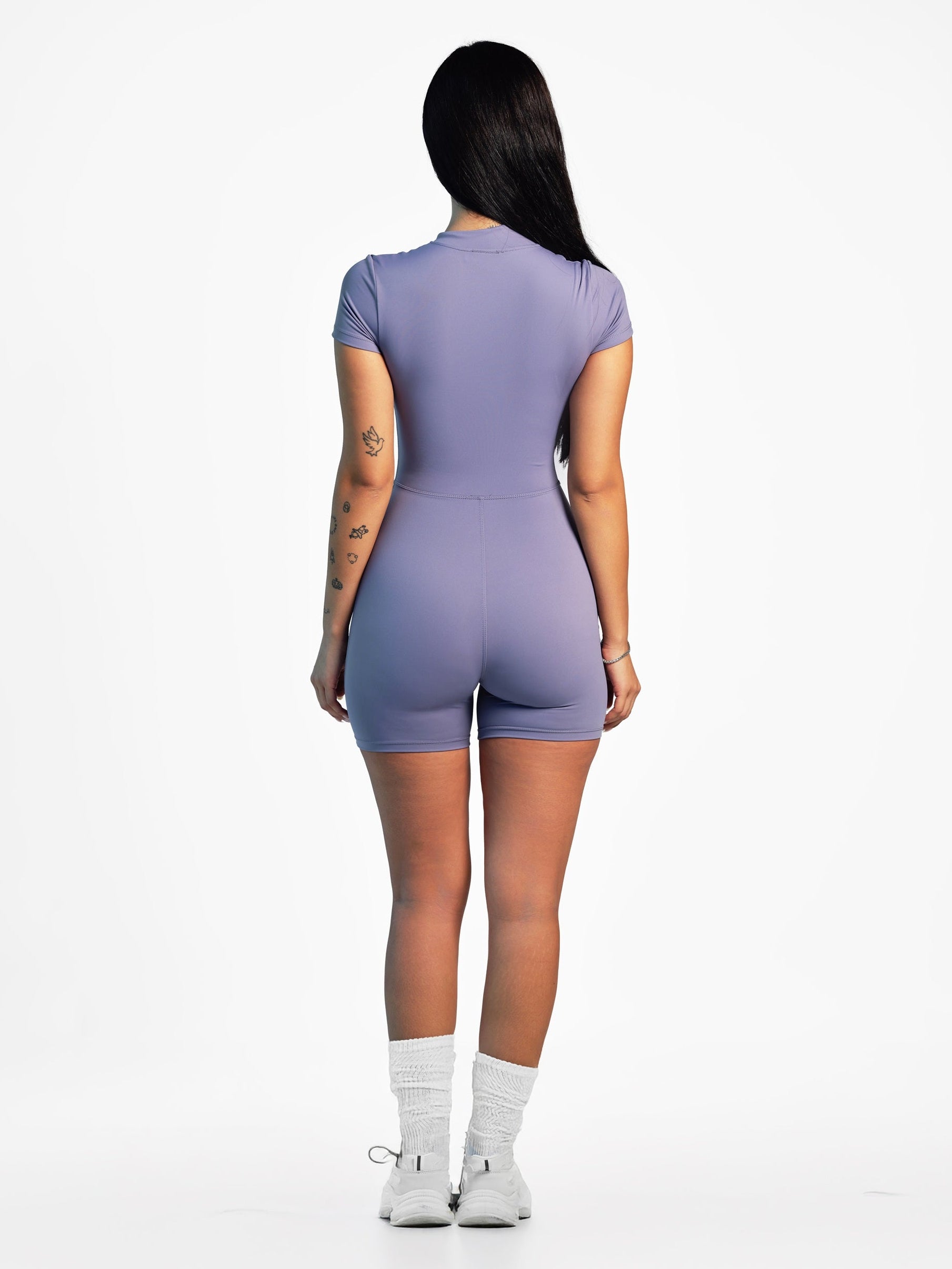 Naked Jumpsuit Short - Purple