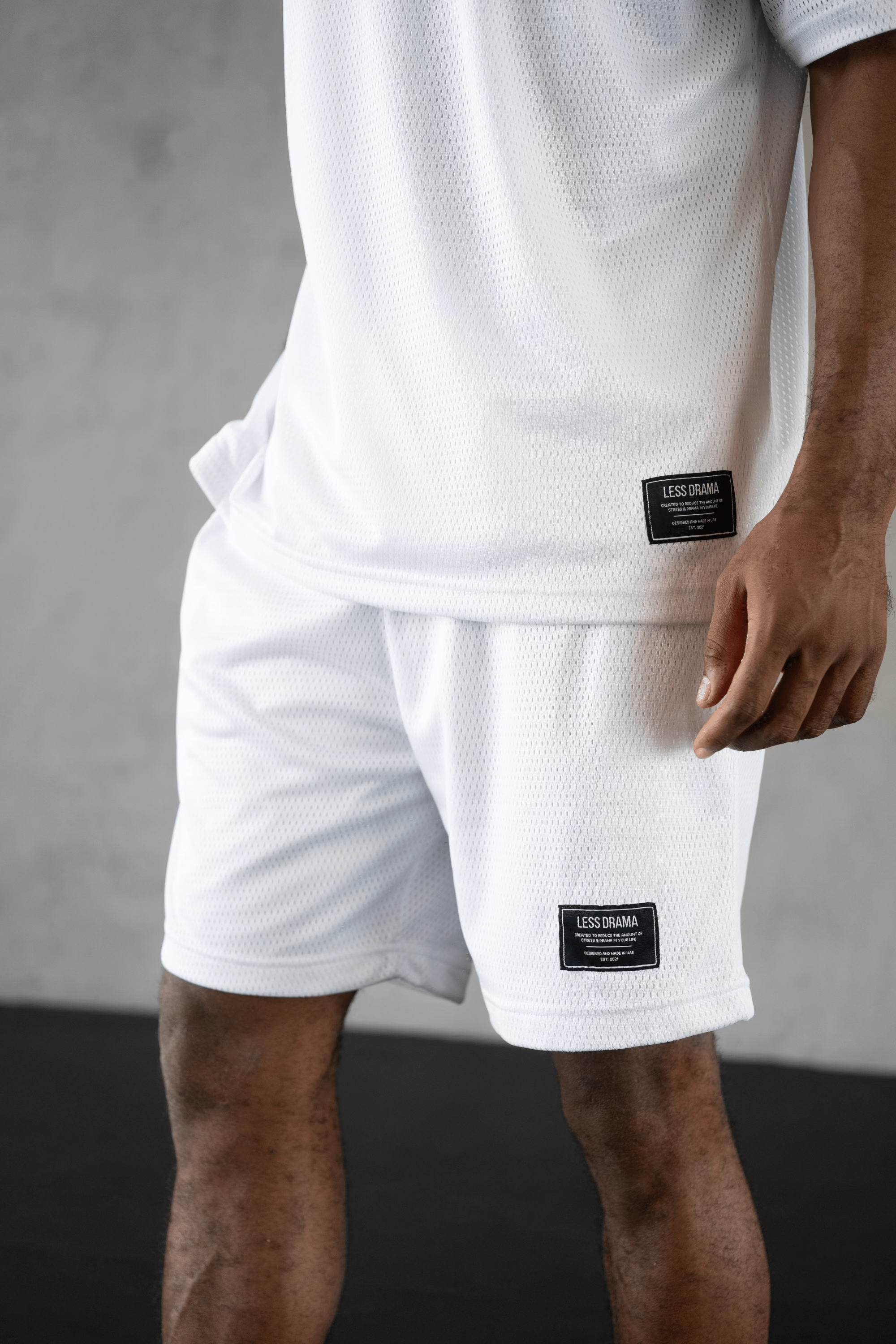 Mesh Shorts - White