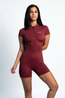 Naked Jumpsuit Short - Red
