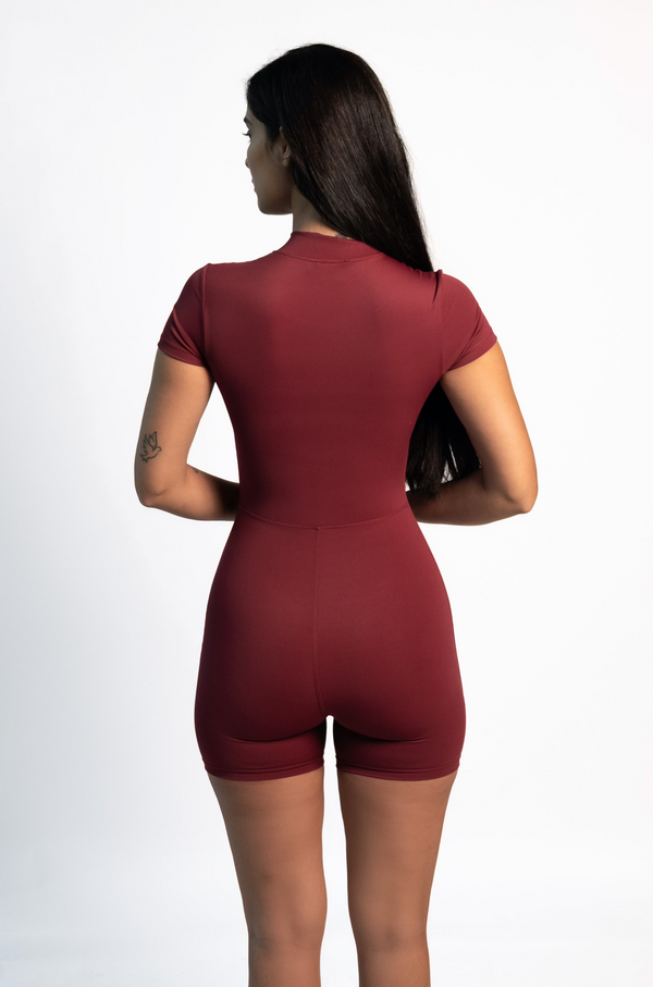 Naked Jumpsuit Short - Red