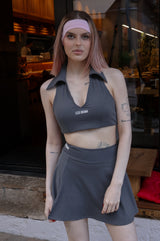 Tennis Babe Skirt - Grey