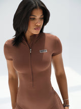 Naked Jumpsuit Short - Brown