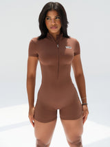 Naked Jumpsuit Short - Brown