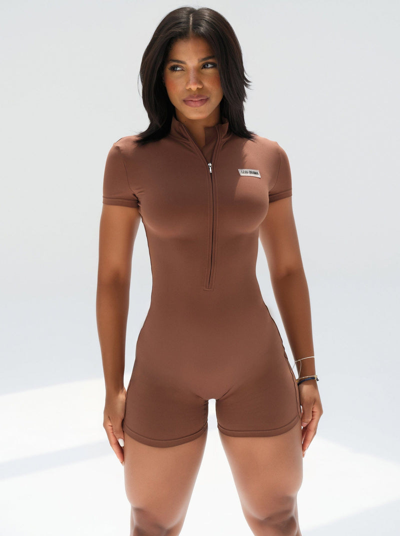 Naked Jumpsuit Short - Brown