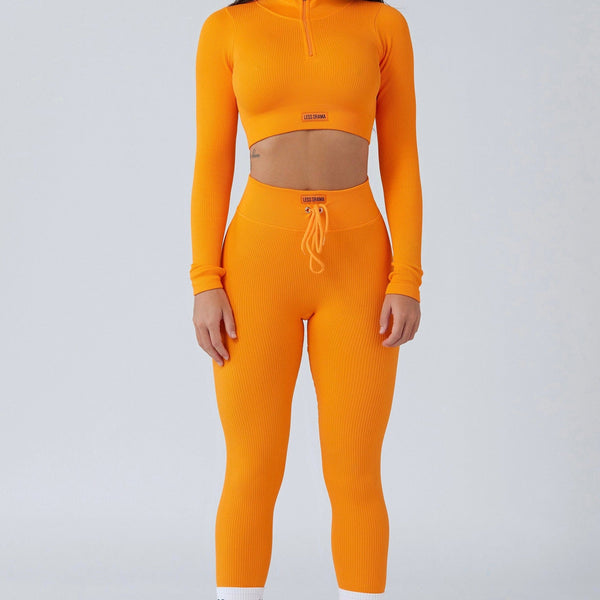 Orange shop seamless leggings