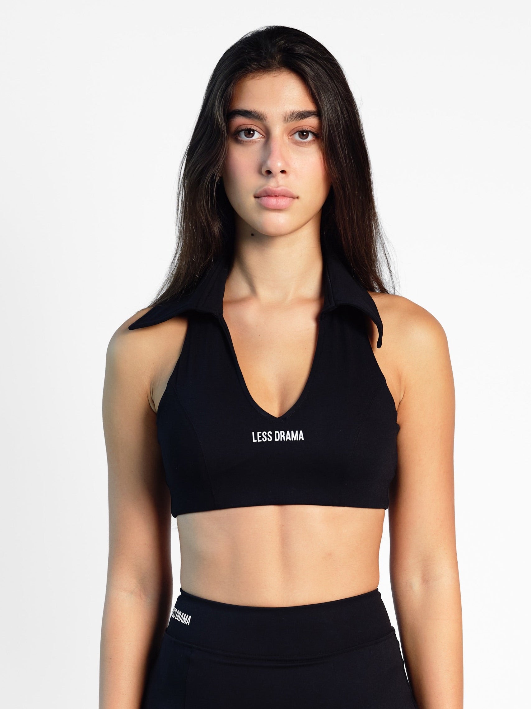 Tennis Babe Sports Bra - Black