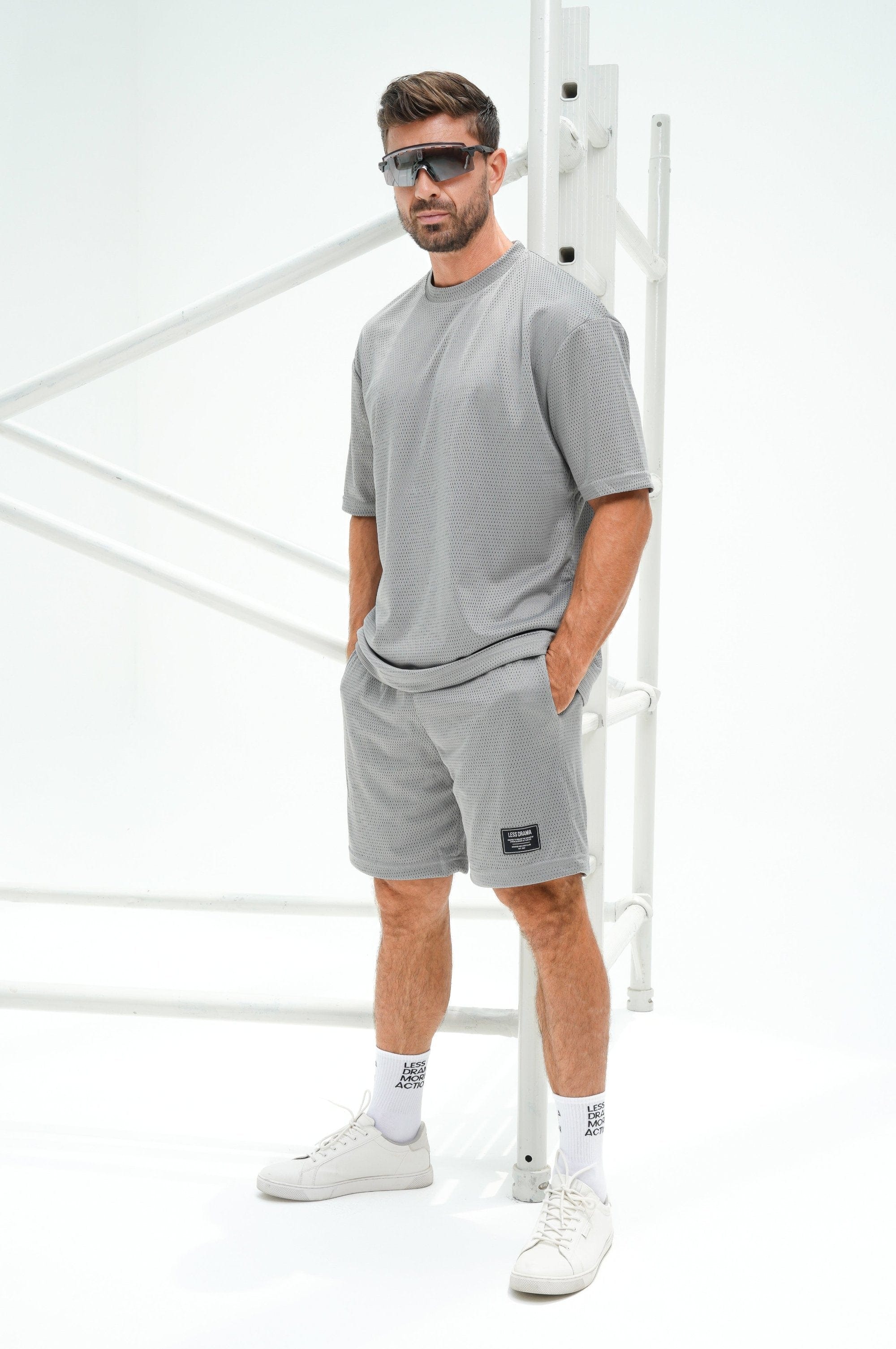 Mesh T-Shirt - Grey