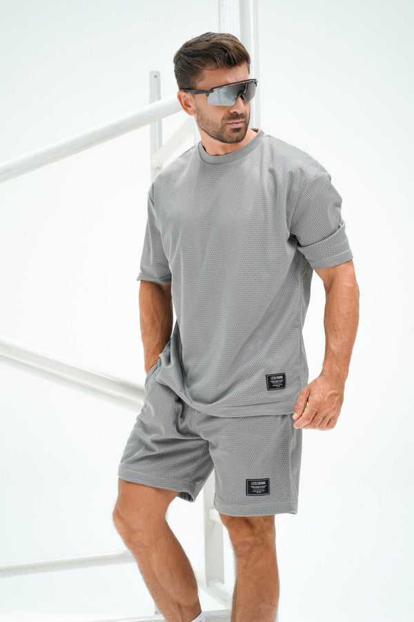 Mesh T-Shirt - Grey