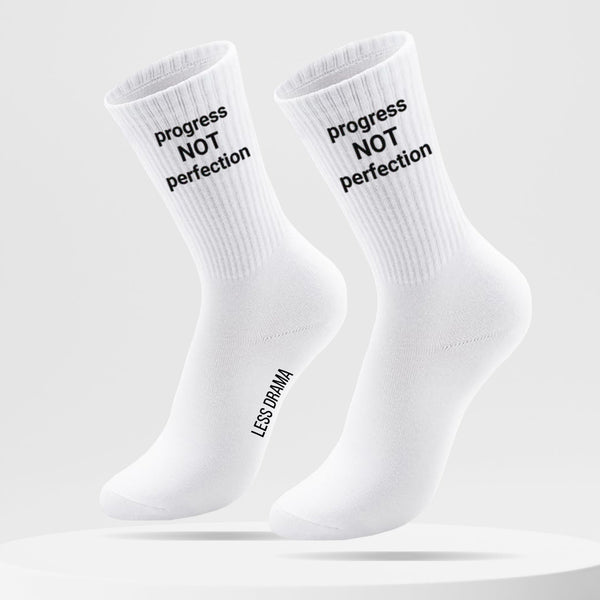 Progress NOT Perfection - Socks