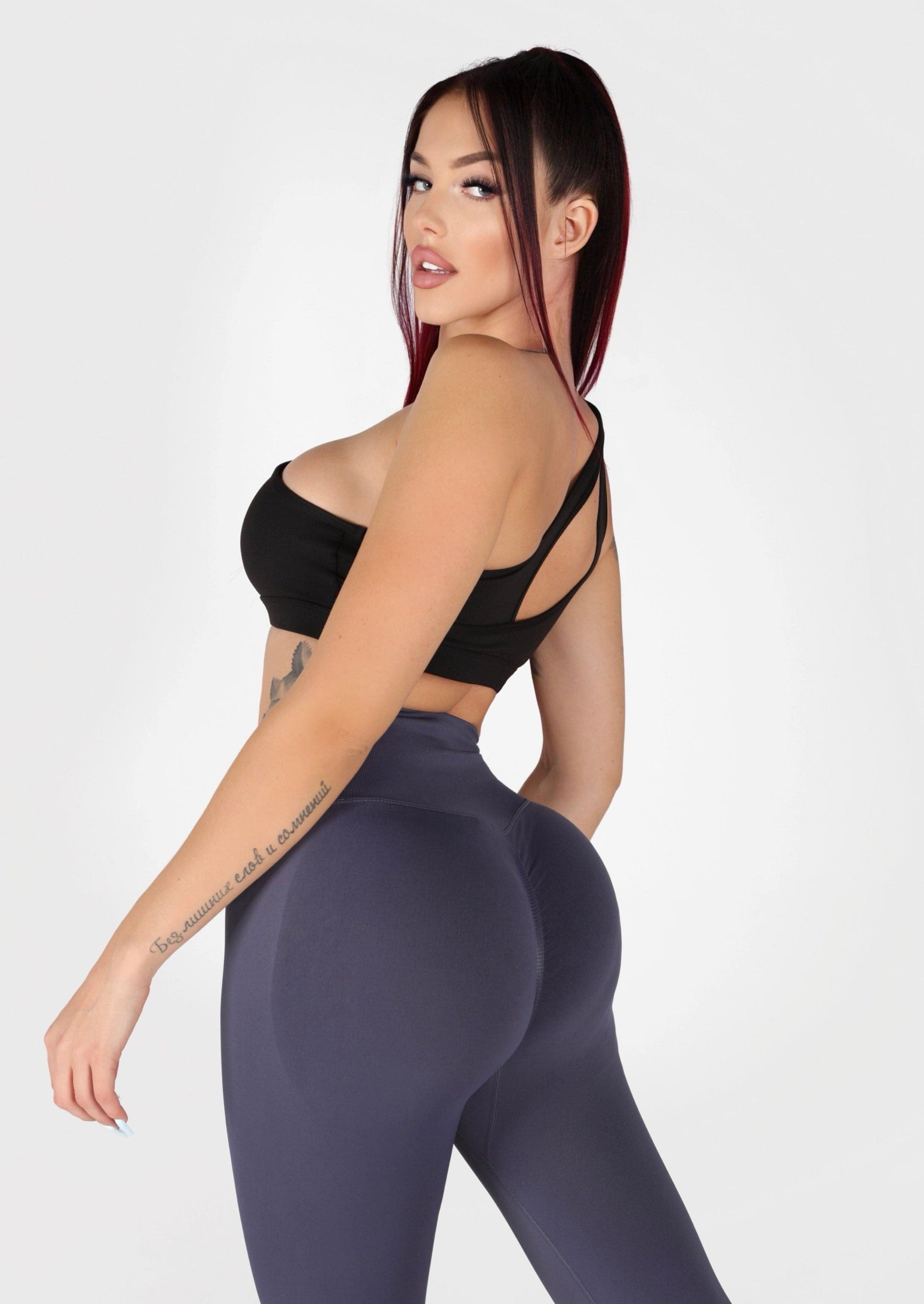Bombshell Scrunch Leggings - Navy Blue